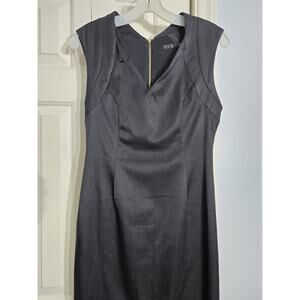 Zara Basic S Black Pencil Dress Office Smart Casual Party Cocktail